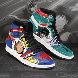 All Might and Deku Sneakers Custom One For All My Hero Academia Shoes - 2 - GearAnime