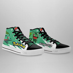 Pokemon Bulbasaur High Top Shoes Custom Anime Sneakers - 4 - GearAnime