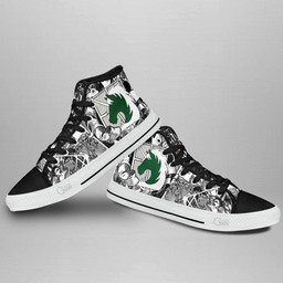 Military Police Regiment High Top Shoes Custom Anime Attack On Titan Sneakers - 3 - GearAnime