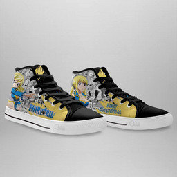 Lucy Heartfilia High Top Shoes Custom Fairy Tail Anime Sneakers - 4 - GearAnime