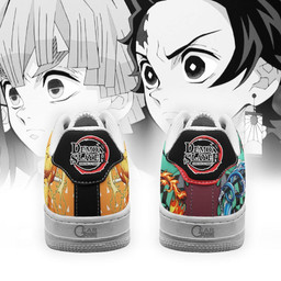 Tanjiro and Zenitsu Air Sneakers Custom Anime Demon Slayer Shoes - 3 - GearAnime