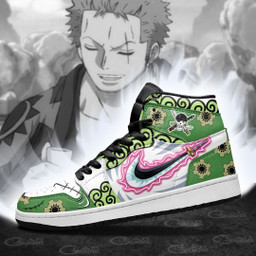 Zoro Enma Haki Sneakers Custom Anime Wano Arc One Piece Shoes - 3 - GearAnime