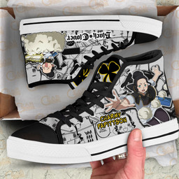 Charmy Papittson High Top Shoes Custom Black Clover Anime Sneakers - 2 - GearAnime