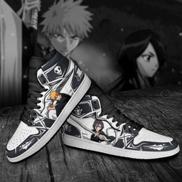 Ichigo Kurosaki And Rukia Kuchiki Sneakers Custom Anime Bleach Shoes - 3 - GearAnime