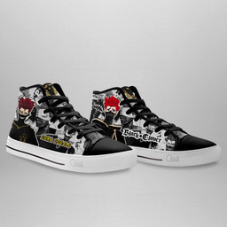 Zora Ideale High Top Shoes Custom Black Clover Anime Sneakers - 3 - GearAnime