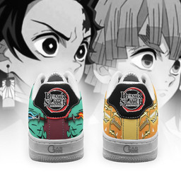Tanjiro and Zenitsu Air Sneakers Custom Breathing Demon Slayer Anime Shoes - 4 - GearAnime