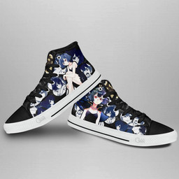 Secre Swallowtail High Top Shoes Custom Manga Anime Black Clover Sneakers - 3 - GearAnime