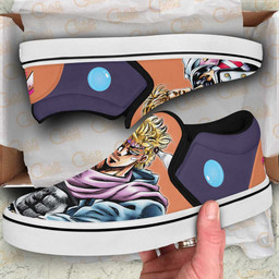 Caesar Anthonio Zeppeli Slip On Sneakers Custom Anime JoJo's Bizarre Adventure Shoes - 2 - GearAnime