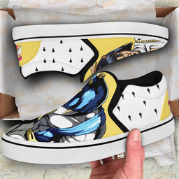 Bruno Bucciarati Slip On Sneakers Custom Anime JoJo's Bizarre Adventure Shoes - 2 - GearAnime