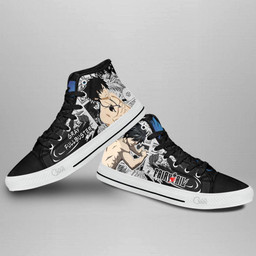 Gray Fullbuster High Top Shoes Custom Fairy Tail Anime Sneakers - 3 - GearAnime