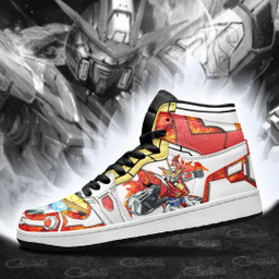 Burning Gundam Sneakers Custom Anime Gundam Shoes - 4 - GearAnime