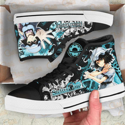 Steins Gate Shiina Mayuri High Top Shoes Custom Manga Anime Sneakers - 2 - GearAnime