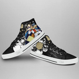 Golden Dawn Yuno High Top Shoes Custom Manga Anime Black Clover Sneakers - 4 - GearAnime