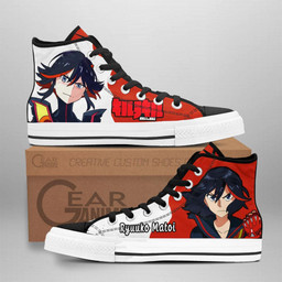 Kill la Kill Ryuuko Matoi High Top Shoes Custom Anime Sneakers - 1 - GearAnime