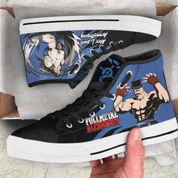 Fullmetal Alchemist Alex Louis Armstrong High Top Shoes Custom Anime Sneakers - 2 - GearAnime