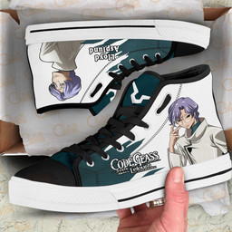 Code Geass Lloyd Asplund High Top Shoes Custom Anime Sneakers - 2 - GearAnime