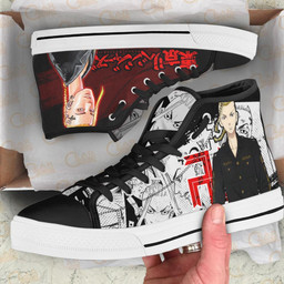 Ken Ryuguji High Top Shoes Custom Manga Anime Tokyo Revengers Sneakers - 2 - GearAnime