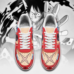 Luffy Haiki Air Sneakers Custom Wano Arc One Piece Anime Shoes - 4 - GearAnime