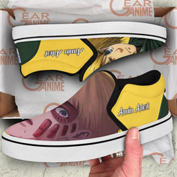 Armin Arlert Slip On Sneakers Custom Anime Attack On Tian Shoes - 2 - GearAnime
