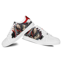 Cowboy Bebop Jet Black Skate Sneakers Custom Cowboy Bebop Anime Shoes - 3 - GearAnime