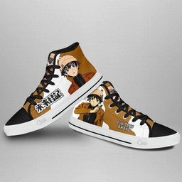 Mirai Nikki The Future Diary Yukiteru Amano High Top Shoes Custom Anime Sneakers - 3 - GearAnime