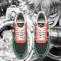 Katsuki Bakugo Air Sneakers Custom Dynamight My Hero Academia Anime Shoes - 4 - GearAnime