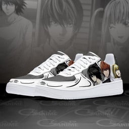 Death Note Air Sneakers Custom L Lawliet Light Yagami Misa Misa Anime Shoes - 2 - GearAnime