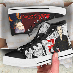 Takashi Mitsuya High Top Shoes Custom Manga Anime Tokyo Revengers Sneakers - 2 - GearAnime