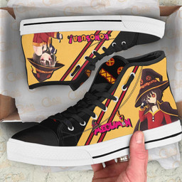 KonoSuba Megumin High Top Shoes Custom Anime Sneakers - 2 - GearAnime