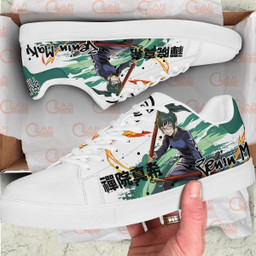 Maki Zenin Skate Sneakers Custom Anime Jujutsu Kaisen Shoes - 2 - GearAnime
