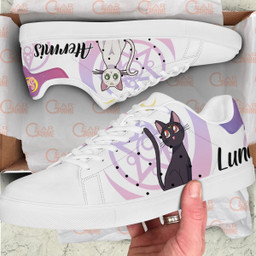 Atermis And Luna Skate Sneakers Custom Anime Sailor Moon Shoes - 2 - GearAnime