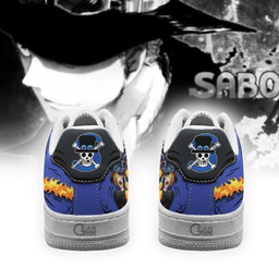 Sabo Air Sneakers Custom Mera Mera One Piece Anime Shoes - 4 - GearAnime