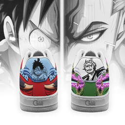 Luffy and Zoro Air Sneakers Custom Wano One Piece Anime Shoes - 3 - GearAnime