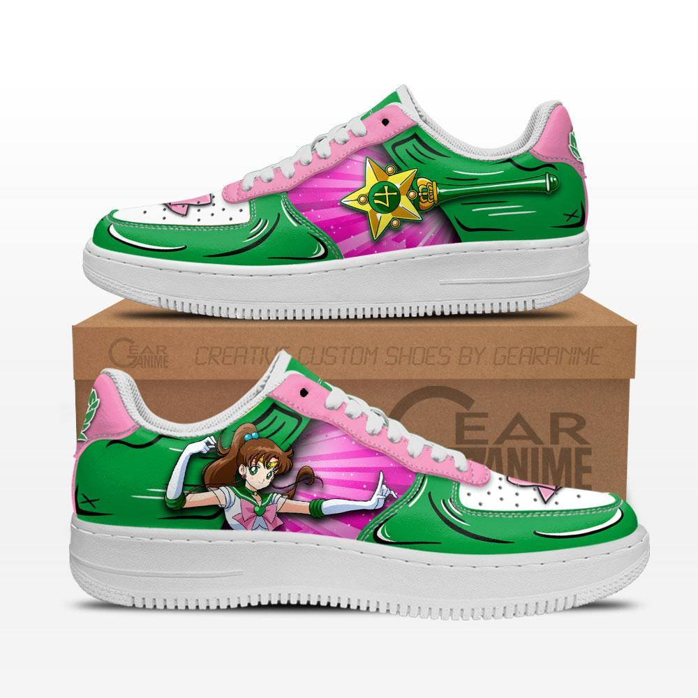 Sailor Jupiter Air Sneakers Custom Anime Sailor Moon Shoes - 1 - GearAnime