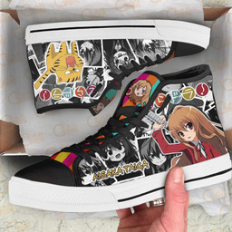 Taiga Aisaka High Top Shoes Custom Manga Anime Toradora Sneakers - 2 - GearAnime