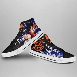 Goku High Top Shoes Custom Manga Anime Dragon Ball Sneakers - 4 - GearAnime