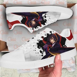 Code Geass Lelouch Lamperouge Skate Sneakers Custom Anime Shoes - 2 - GearAnime