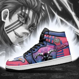 Akaza Sneakers Custom Anime Mugen Train Demon Slayer Shoes - 4 - GearAnime