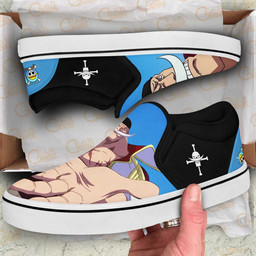 Whitebeard Slip On Sneakers Custom Anime One Piece Shoes - 2 - GearAnime