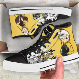 Soul Eater Evans High Top Shoes Custom Manga Anime Soul Eater Sneakers - 2 - GearAnime