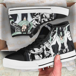 Byakuya Kuchiki High Top Shoes Custom Bleach Anime Sneakers - 2 - GearAnime