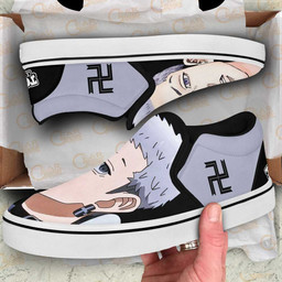 Takashi Mitsuya Slip On Sneakers Custom Anime Tokyo Revengers Shoes - 2 - GearAnime