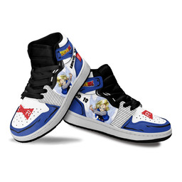 Android 18 Kids Sneakers Custom Anime Dragon Ball Kids Shoes - 2 - GearAnime