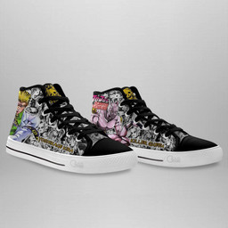 Yoshikage Kira High Top Shoes Custom Manga Anime Jojo's Birraze Adventure Sneakers - 4 - GearAnime
