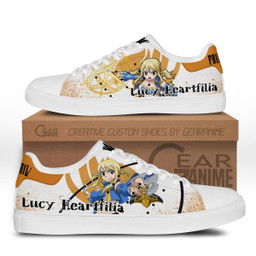 Fairy Tail Lucy Heartfilia Skate Sneakers Custom Anime Shoes - 1 - GearAnime