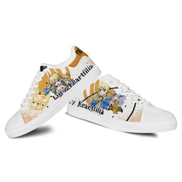 Fairy Tail Lucy Heartfilia Skate Sneakers Custom Anime Shoes - 3 - GearAnime