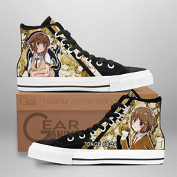 Bunny Girl Senpai Tomoe Koga High Top Shoes Custom Anime Sneakers - 1 - GearAnime