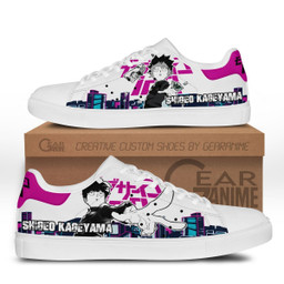 Mob Psycho 100 Shigeo Kageyama Skate Sneakers Custom Anime Shoes - 1 - GearAnime