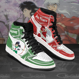 Inuyasha and Kagome Sneakers Custom Inuyasha Anime Shoes - 2 - GearAnime