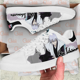 Gin Ichimaru Skate Sneakers Custom Anime Bleach Shoes - 2 - GearAnime